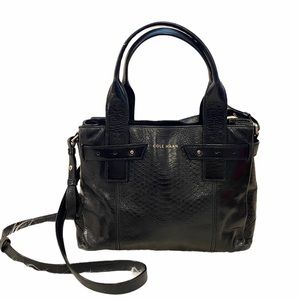 Cole Haan Bonheur Embossed Snakeskin Crossbody
